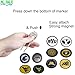 Mobile Pro Shop Divot Repair Tool Removable Magnetic Ball Marker-Best Divot Fixer