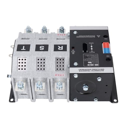 CFTGIW Dual Power Automatic Transfer Switch 3P 400A ATS Rapid Switching Generator Changeover Switch AC400V Source When Standby Primary Fails Transfer This [Millisecond Switching]