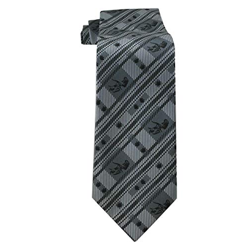 Triceratops dinosaur necktie gift for paleontologists and dinosaur trainers and ranchers (Gray)