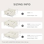 Bedsure ComfyFleece™ Cute Cat Couch for Pets - As Seen on TV on Good Day New York, Fluffy Cats beds for Indoor Cats with Removable Washable Cover, Supportive Pet Sofa, 24inch, Cream - Image 6