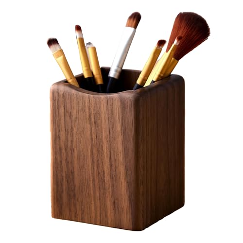 YESWOOD Stifteköcher, Schreibtisch Organizer aus Massivholz...