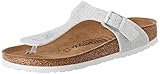 Cinghia Sandali Birkenstock Tongs Gizeh Birko-Flor Cosmic Sparkle White, Sandali Bambina, 32 EU Étroit