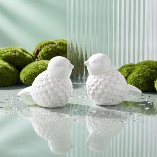 2 Packs Birds Toilet Bolt Covers, Ceramic Bird Toilet Floor Bolt Caps,White — 사진 6
