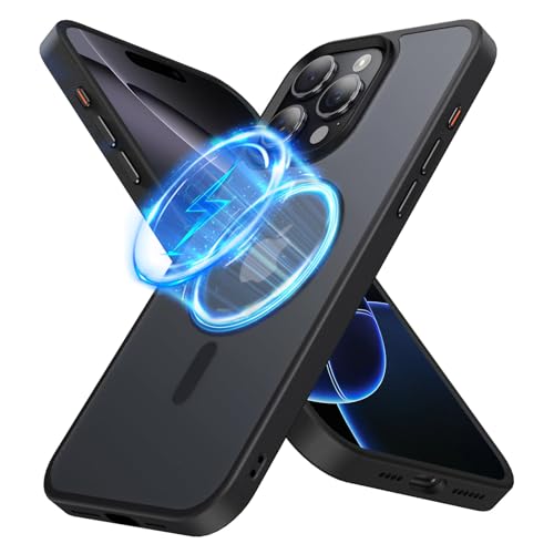 PRODELI �P�[�X For iPhone 16 Pro ��p �J�o�[ MagSafe�Ή� �ČRMIL�K�i �ی�J�o�[ �ϏՌ� �w��h�~ ���C�����X�[�d�Ή� �����h�~ �����Y�ی� ���΂݂Ȃ� �X�}�z�P�[�X �Ή� �A�C�t�H�� 16 �v���i6.3�C���`�j