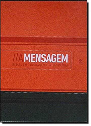 A Mensagem- Capa Luxo Laranja e Verde - Com Índice
