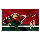 WinCraft Minnesota Wild Logo Insignia 3x5 Feet Banner Flag
