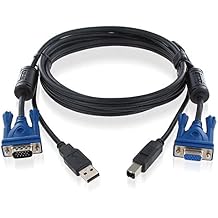 ConnectPRO SPU-06, Premium 6 ft. USB/VGA KVM Cable