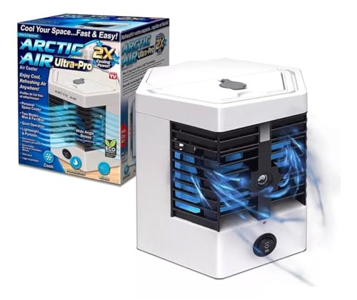 Mini Climatizador 3 em 1 Umidifica Purifica Climatizador Ventilador Ar Condicionado Sala Cozinha Esc