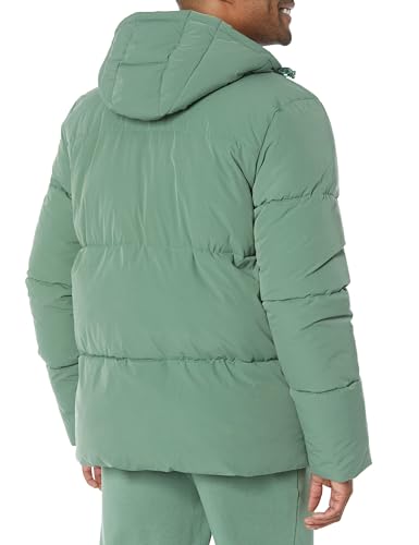 Image of Amazon Essentials Mens Mid-Length Hooded Puffer Coat (Available in Big & Tall)