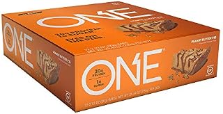 ONE Protein Bars, Peanut Butter Pie, Gluten Free Protein Bars with 20g Protein