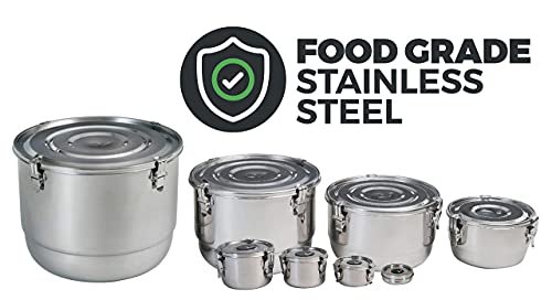 CVault 21-Liter Stainless Steel Curing Container #TOP29
