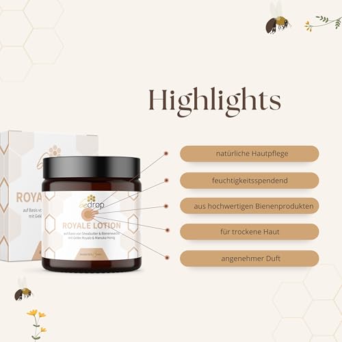 Bodylotion für trockene Haut Bedrop Royale Lotion 100g