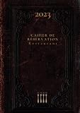 Cahier de réservation restaurant vintage: Agenda restaurant une page par jour, format A4