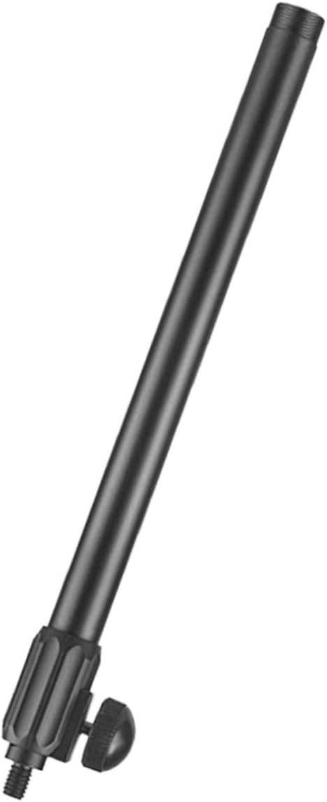 Brazo telescópico brazo de metal poste de micrófono con adaptador de cabeza de tornillo portátil extensible soporte de micrófono accesorio para una