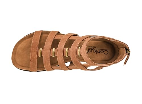 Corkys Footwear Hey Girl Women's Caged Animal Wedge Sandals - Featuring a 2-inch Heel, A Strappy Upper, Metal Accents, A Full Back Zip, and Comfortable Cushioned Insoles4