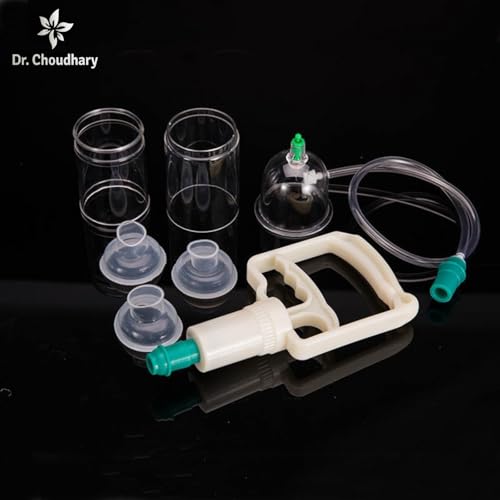 Image of Chinese Cupping Cups Bio Traditional Therapy pump Set Household Pull Out Chinese Massage Medical Cupping Set for male