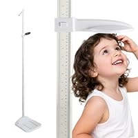 Höhenmessstab, 20–210cm Tragbare Höhenmessgerät, mit Fußmessung & Wandstütze, Doppelskalenanzeige, Abnehmbare Höhenmesser Stadiometer für Erwachsene und Kinder
