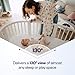 Nanit Flex Multi-Stand – Baby Monitor Mount, Portable Camera Stand for Travel & Crib - White (Camera Not Included)