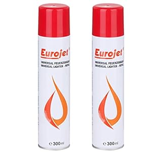Eurojetaansteker gas 2 x 300 ml bus groot + IG-adapter