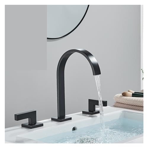 Mitigeur de lavabo cascade double commande pour un réglage chaud et froid fluide - 2