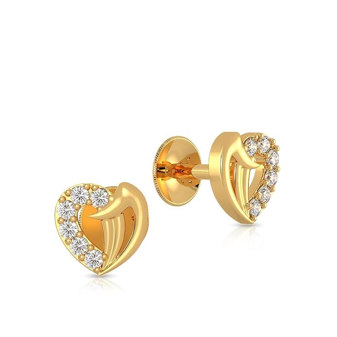 Malabar Gold & Diamonds 22k Gold Earrings for Women |22 kt (916) BIS Hallmark Certified Pure Gold Earrings for Birthday, Wedding, Anniversary & Festival Gift