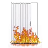 Sxlawesom Schiebetür aus Aluminiumlegierung Falttür mit Schloss Wasser- und feuerfest Wärmedämmend für Schlafzimmer, Badezimmer, Küche, Büro(White Right,760x1010mm)