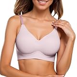 Soutien-gorge sans couture : ce soutien-gorge n'a pas d'armatures, mais a toujours un excellent soutien et peut facilement s'affaisser dans le dos. Lissez les seins latéraux, les bosses et les lignes de soutien-gorge.