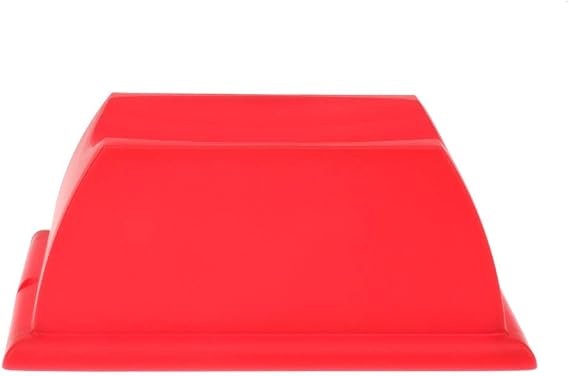 MTB Front Wheel Plastic Riser Block Stabilize Mat for Indoor Bicycle Trainers Red