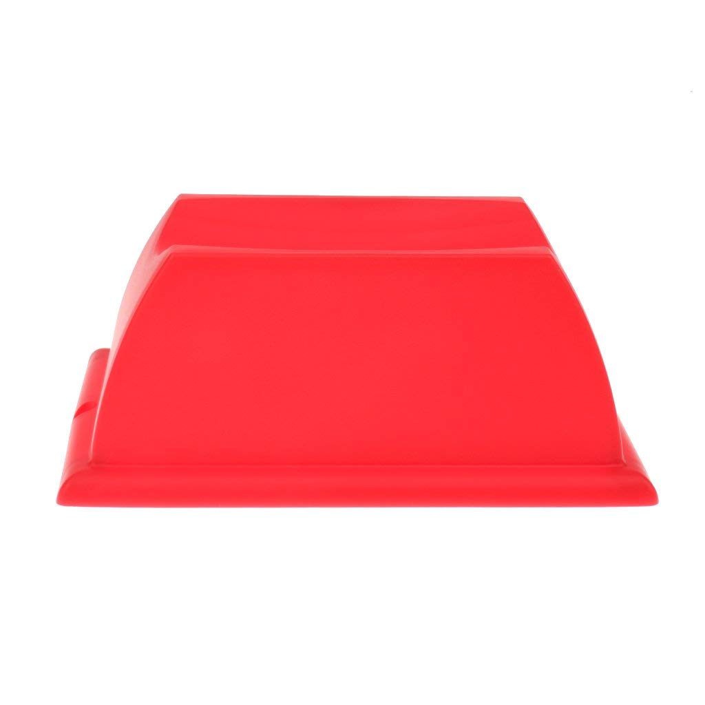 MTB Front Wheel Plastic Riser Block Stabilize Mat for Indoor Bicycle Trainers Red