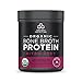 Ancient Nutrition Organic Bone Broth Protein Powder, Nitro Beet Flavor, 17 Servings Size - Organic, Gut-Friendly, Paleo-Friendly