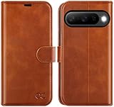 OCASE Kompatibel für Google Pixel 10 Hülle/Google Pixel 10 Pro Hülle [Standfunktion] [Kartenfach] [RFID-Sperrung Brhützt] Handyhülle Lederhülle Klapphülle Kartenfach Braun