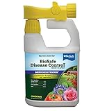BioSafe Disease Control Concentrate - 32 oz - Organic Fungicide Bactericide - Ready to Spray with Hose-end Sprayer - OMRI Listed - EPA Registered. Safe for Plants, Flowers, Fruit & Vegetable Gardens.