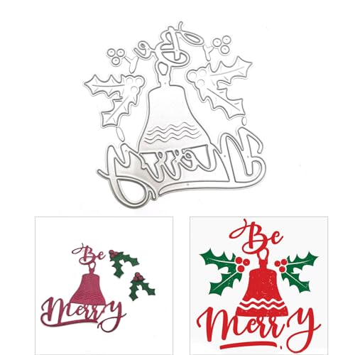 Matrices de découpe scrapbooking en acier pour reliefs précis de Noël