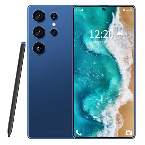 Ofinsut I25 Ultra 5G Unlocked Smartphone,12GB+512GB Fully Cell Phone for Android 14, 6.99" Unlocked Cell Phone, 7000mAh, 68MP+108MP Dual Camera/Dual SIM/Fingerprint Lock/Face (Deep Blue)