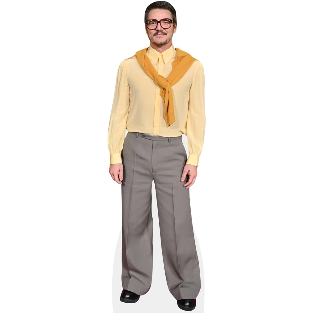 Celebrity Cutouts Life Size Cutout Pedro Pascal (Yellow Jumper)