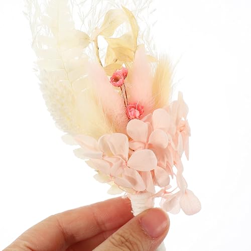 Mini ramo natural de flores secas decorativas miniatura 6