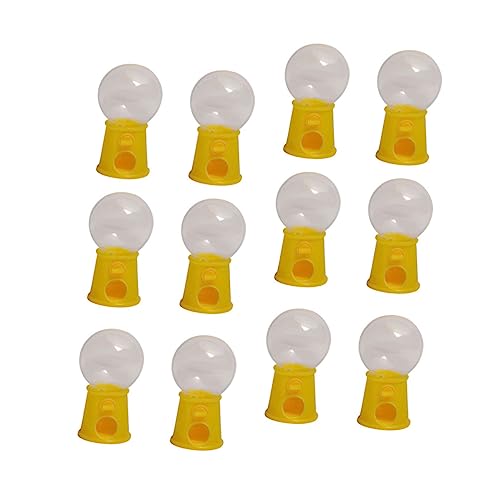 BESPORTBLE 12 Macchina Afferra Caramelle in Plastica Gialla per Rotante Miglioramento Coordinazione Mano Occhio per Feste e Regali Fine Compleanno