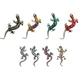 Ucubwfu 8-Piece Lizard Brooch Set
