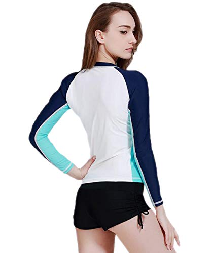 BIKMAN Trajes de Buceo para Pareja Camisetas de Manga Larga para Mujer y Hombre miniatura 3