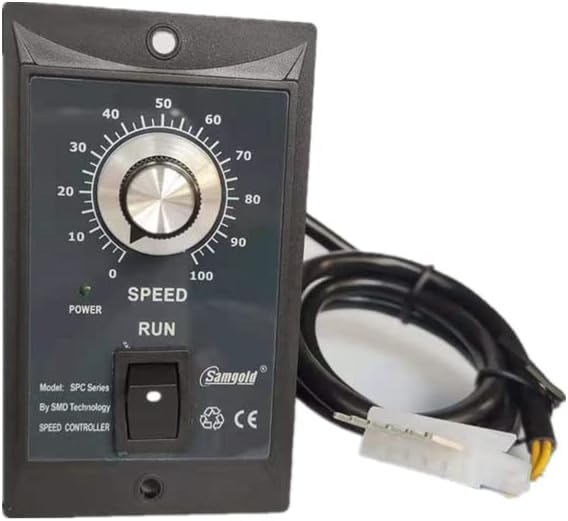 220V SPC Speed Controller 120 E90w Single-Phase Motor Anti-Interference Us-52 Deceleration Motor Controller Forward and Reverse - (Speed: 120w)