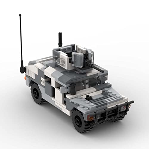 TRCS Technik Militär Panzer Bausteine, 227 Teile Army Schützenpanzer Modellbausatz, Caesar Waffenwagen Klemmbausteine… – Bild 3