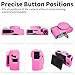 G7X Mark III Case, Soft Silicone Protective Case Cover for Canon Powershot G7X Mark III Digital Camera, Durable Camera Body Skin Protector with Removable Lens Cover - Rosy Pink