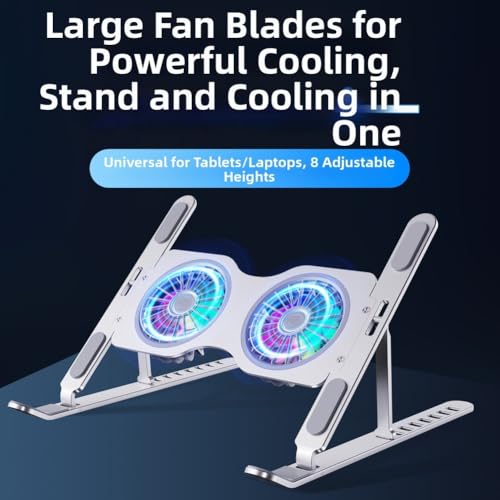 Support de refroidissement ergonomique pour ordinateur portable ventilé