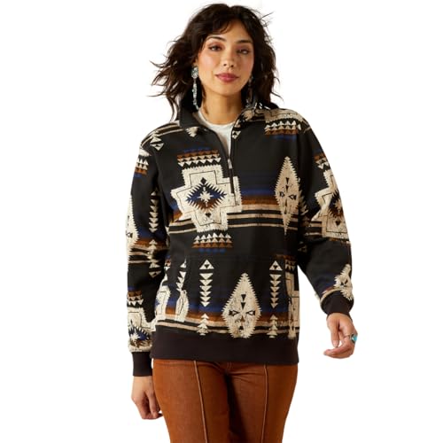 Sweat Ariat Sienna 1/2 zip femme en molleton confortable