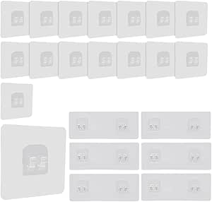 WYAN 6Pcs Hose Clamp,Self Adhesive Hose Clamps,Adjustable Hose Clips,Multi-Purpose Cable Tidy Clips,for Fixing Bracket Of Water Pipe And Gas Pipe(White