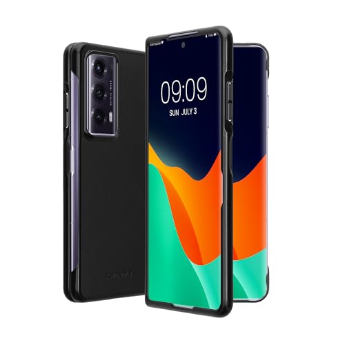 kwmobile Flip Hardcase kompatibel mit Honor Magic V2 - Hülle für Foldable Handy - Handyhülle in Schwarz