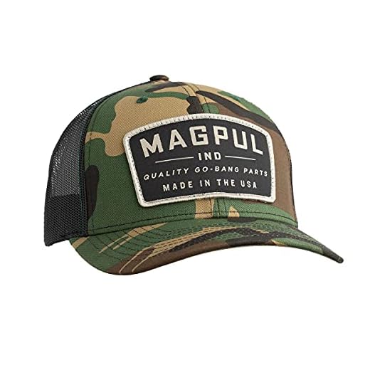 Magpul Men's Go Bang Trucker Hat Woodland Camo, Woodland Camo, XXL UK