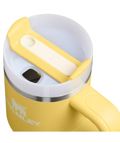 Image of STANLEY Quencher H2.0 Tumbler with Handle and Straw 14 oz | Flowstate 3-Position Lid | Cup Holder Compatible for Travel | Insulated Stainless Steel Cup | BPA-Free | Daffodil