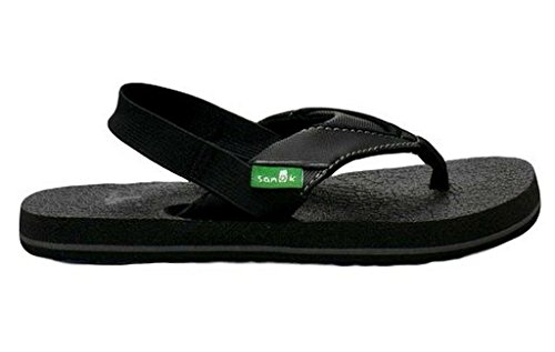 Sanuk Kids unisex-kids Root Beer Cozy Flip Flop2