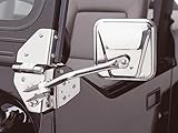 Jeu de rétroviseurs extérieur acier inoxydable Jeep CJ & YJ 1510.01